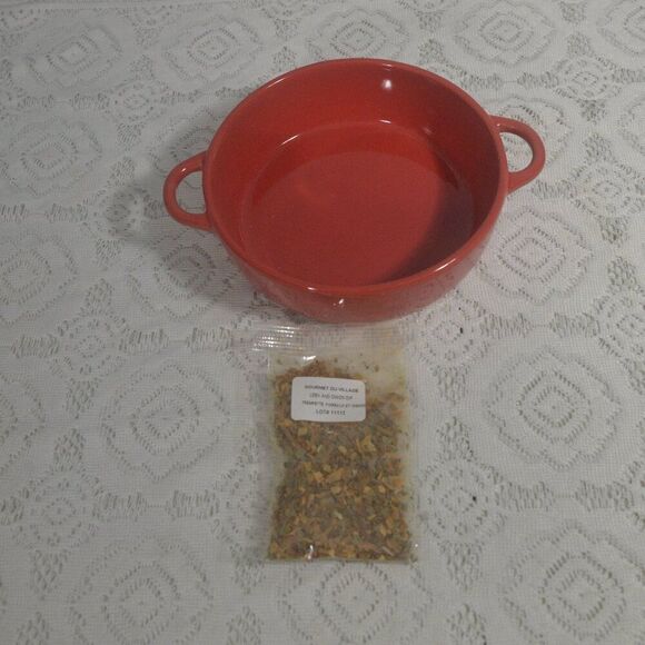 Dip Baker Ceramic Caquelon with Dip Mix New in Box - Picture 6 of 6